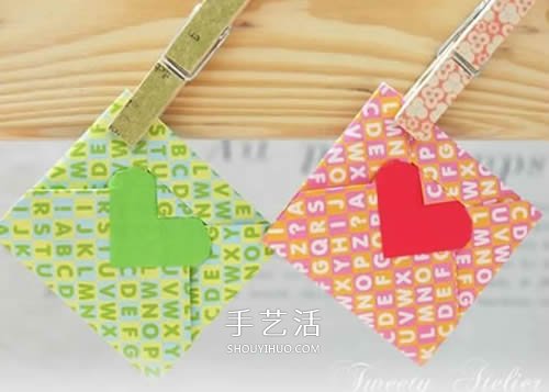 情書信封怎么疊圖解 把情書折成愛心信封折法 -  itrip.net.cn