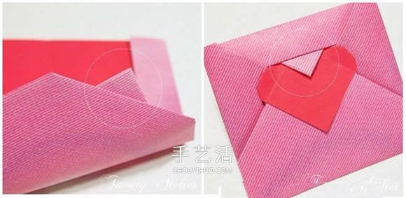 情書信封怎么疊圖解 把情書折成愛心信封折法 -  itrip.net.cn
