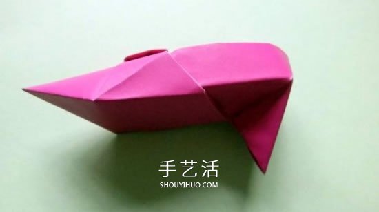手工折紙高跟鞋怎么折 立體高跟鞋子的折法 -  itrip.net.cn
