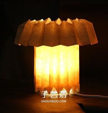 創(chuàng)意紙燈罩的折紙方法 漂亮燈罩的折法圖解 -  itrip.net.cn