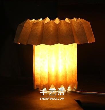 創(chuàng)意紙燈罩的折紙方法 漂亮燈罩的折法圖解 -  itrip.net.cn