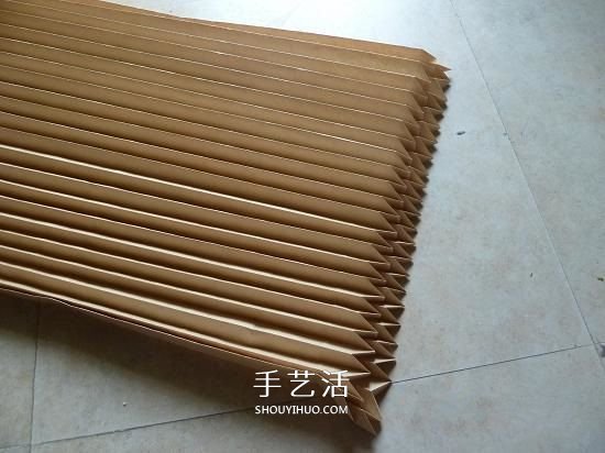 創(chuàng)意紙燈罩的折紙方法 漂亮燈罩的折法圖解 -  itrip.net.cn