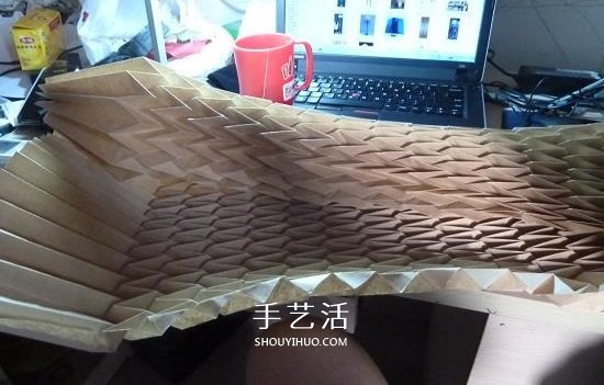 創(chuàng)意紙燈罩的折紙方法 漂亮燈罩的折法圖解 -  itrip.net.cn