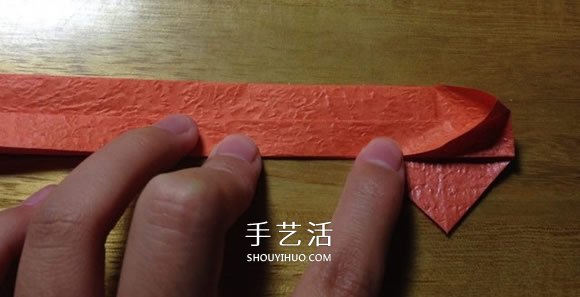 愛(ài)心戒指的折法圖解 怎么折心形戒指的教程 -  itrip.net.cn