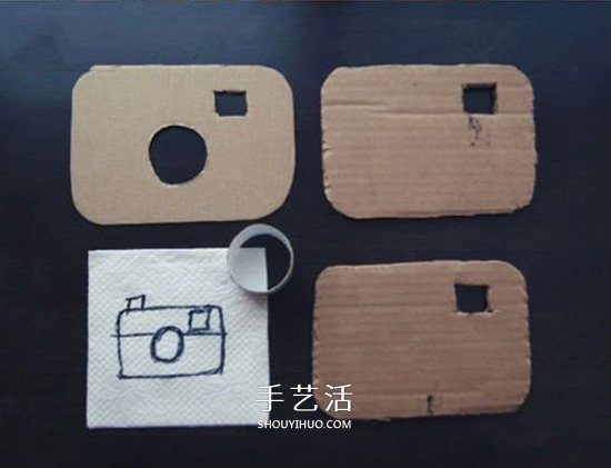 硬紙板手工制作相機(jī) 兒童做玩具相機(jī)的教程 -  itrip.net.cn