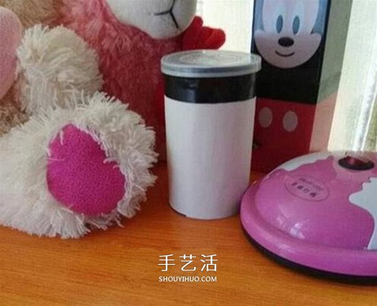 薯片桶廢物利用DIY 手工制作簡易存錢罐圖解 -  itrip.net.cn