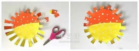幼兒園手工制作河豚 紙餐盤做卡通河豚的方法 -  itrip.net.cn