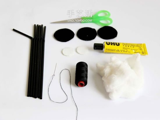 手工蜘蛛怎么做圖解 吸管手工制作萬圣節(jié)蜘蛛 -  itrip.net.cn