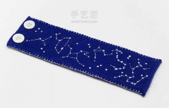 最愛美麗的星空！手工布藝星空腕帶的做法 -  itrip.net.cn
