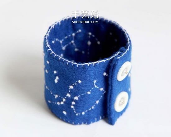 最愛美麗的星空！手工布藝星空腕帶的做法 -  itrip.net.cn