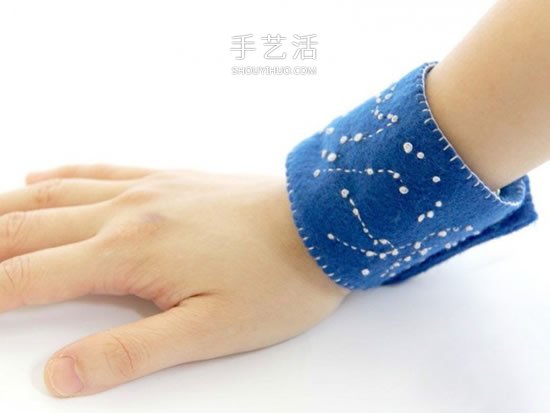 最愛美麗的星空！手工布藝星空腕帶的做法 -  itrip.net.cn