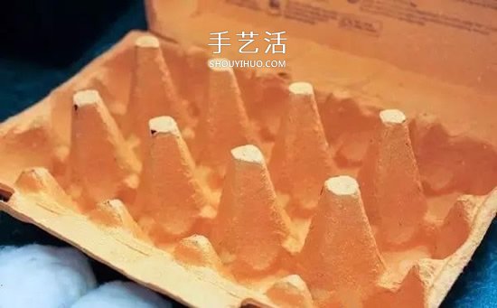 幼兒園學(xué)做冰激凌圖解 雞蛋托廢物利用小手工 -  itrip.net.cn