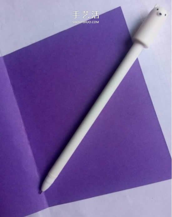 最愛紫色系！七夕情人節(jié)賀卡的制作方法圖解 -  itrip.net.cn