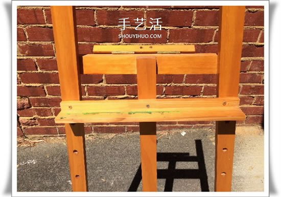 不要的畫架廢物利用 DIY改造電視架的方法 -  itrip.net.cn