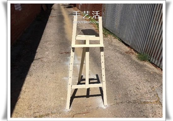不要的畫架廢物利用 DIY改造電視架的方法 -  itrip.net.cn