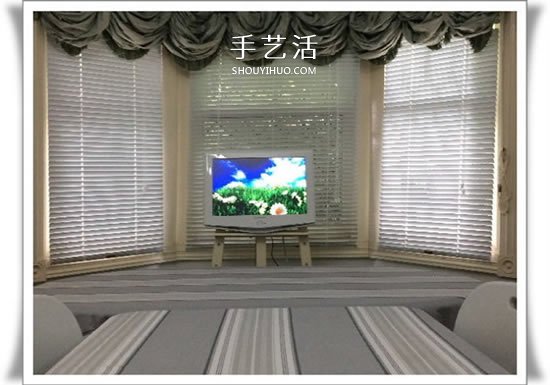 不要的畫架廢物利用 DIY改造電視架的方法 -  itrip.net.cn