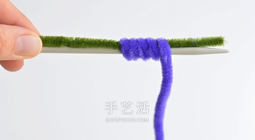 怎么用扭扭棒做薰衣草 非常簡單的手工小制作 -  itrip.net.cn