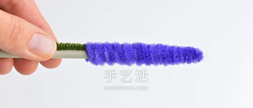 怎么用扭扭棒做薰衣草 非常簡單的手工小制作 -  itrip.net.cn