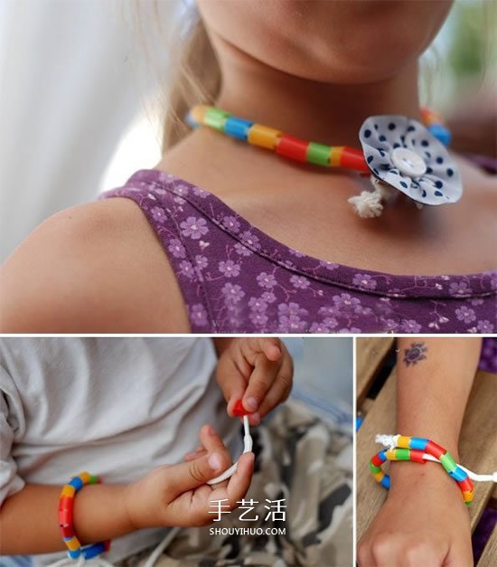 絢麗的頸間彩虹！吸管手工制作美麗項鏈的方法 -  itrip.net.cn