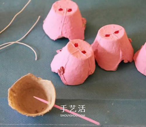 送你一個(gè)小豬佩奇鼻子！雞蛋托做豬鼻子的方法 -  itrip.net.cn