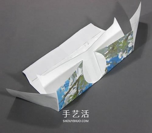 折紙皮夾錢包的教程 帶卡包功能紙錢包的折法 -  itrip.net.cn