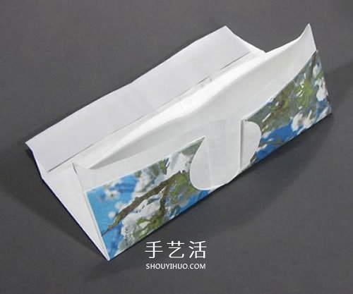 折紙皮夾錢包的教程 帶卡包功能紙錢包的折法 -  itrip.net.cn