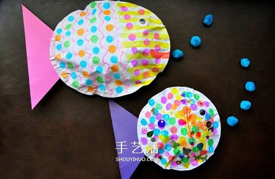 簡單胖胖魚手工制作 幼兒做立體紙魚的教程 -  itrip.net.cn