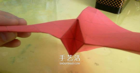 LS玫瑰花的折法圖解 手工怎么折LS玫瑰步驟 -  itrip.net.cn