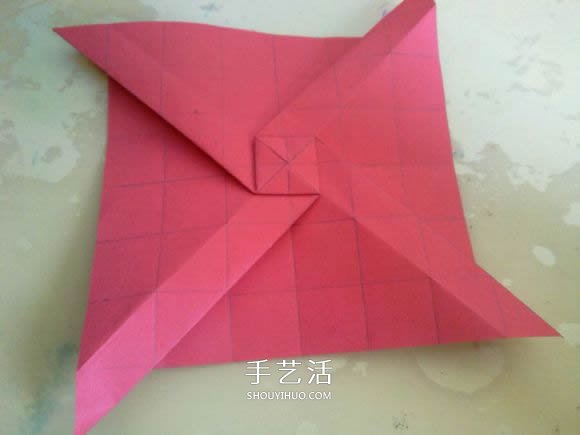 LS玫瑰花的折法圖解 手工怎么折LS玫瑰步驟 -  itrip.net.cn