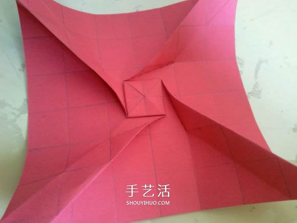 LS玫瑰花的折法圖解 手工怎么折LS玫瑰步驟 -  itrip.net.cn