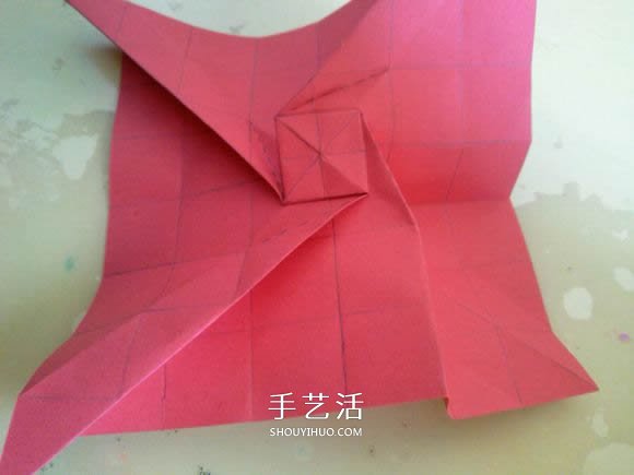 LS玫瑰花的折法圖解 手工怎么折LS玫瑰步驟 -  itrip.net.cn