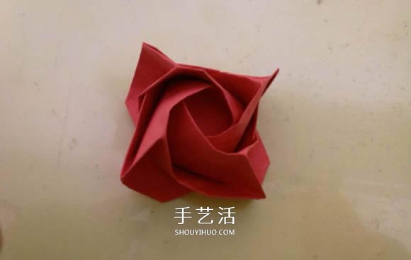 LS玫瑰花的折法圖解 手工怎么折LS玫瑰步驟 -  itrip.net.cn