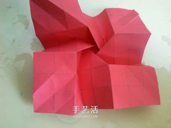 LS玫瑰花的折法圖解 手工怎么折LS玫瑰步驟 -  itrip.net.cn