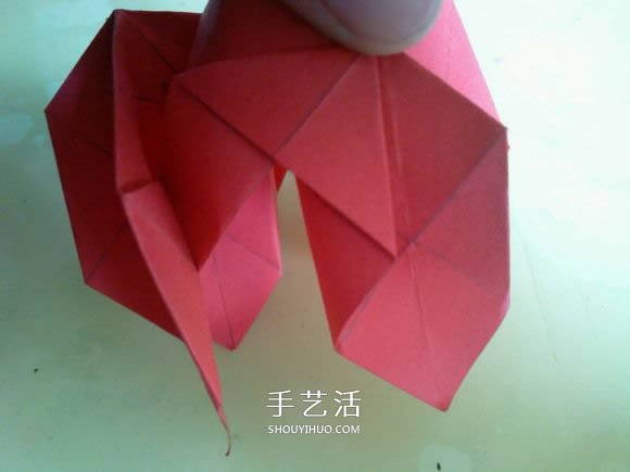 LS玫瑰花的折法圖解 手工怎么折LS玫瑰步驟 -  itrip.net.cn