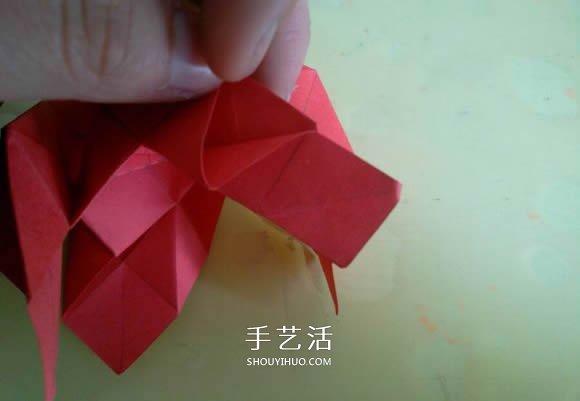LS玫瑰花的折法圖解 手工怎么折LS玫瑰步驟 -  itrip.net.cn