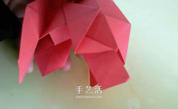 LS玫瑰花的折法圖解 手工怎么折LS玫瑰步驟 -  itrip.net.cn