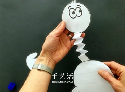 幼兒手工鴕鳥的制作方法 簡(jiǎn)單卡紙做卡通鴕鳥 -  itrip.net.cn