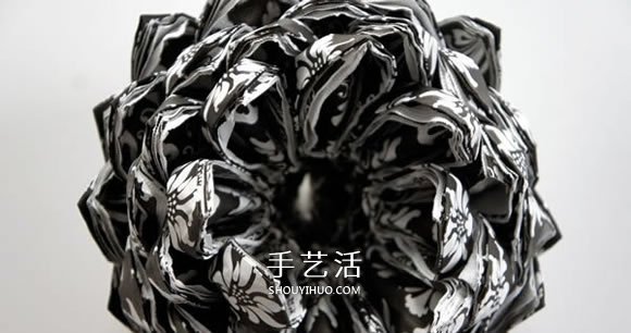 餐巾紙做三角插手工 三角插花球收納盒圖解 -  itrip.net.cn
