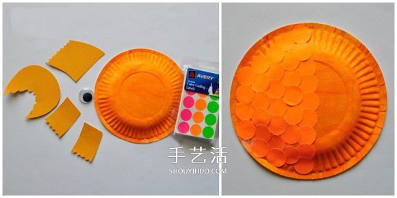 紙盤手工制作金魚 簡(jiǎn)單又好玩的廢物利用 -  itrip.net.cn