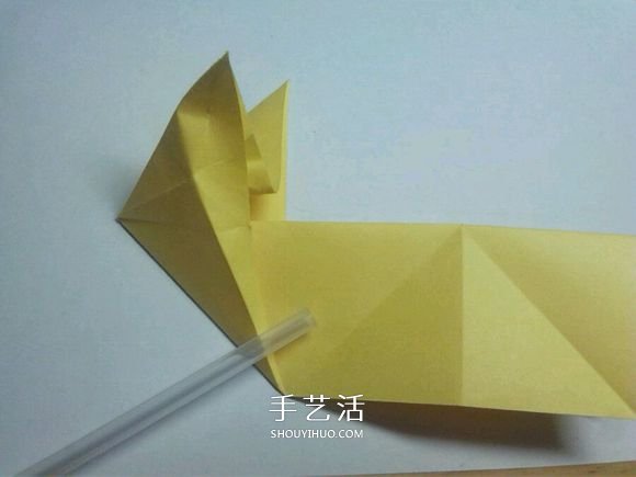 詳細(xì)的折紙圖解過程 帶你學(xué)立體兔子的折法 -  itrip.net.cn