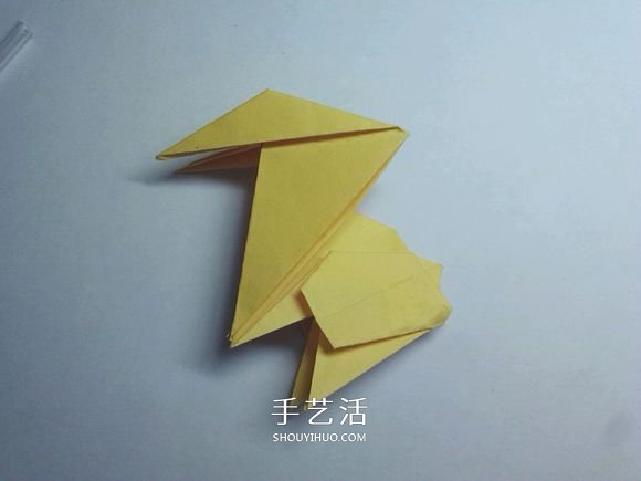詳細(xì)的折紙圖解過程 帶你學(xué)立體兔子的折法 -  itrip.net.cn