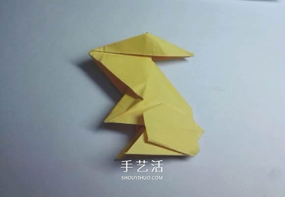 詳細(xì)的折紙圖解過程 帶你學(xué)立體兔子的折法 -  itrip.net.cn