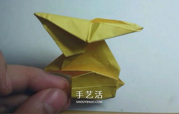 詳細(xì)的折紙圖解過程 帶你學(xué)立體兔子的折法 -  itrip.net.cn