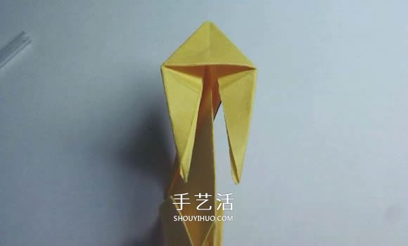 詳細(xì)的折紙圖解過程 帶你學(xué)立體兔子的折法 -  itrip.net.cn