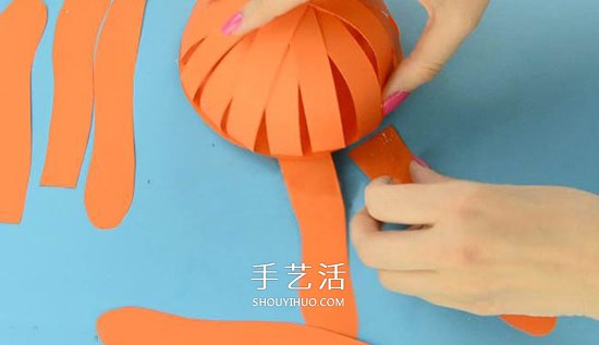幼兒園手工章魚的制作 簡單卡紙章魚怎么做 -  itrip.net.cn