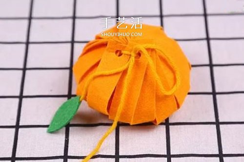 自制不織布南瓜包裝盒 布藝南瓜禮品盒做法 -  itrip.net.cn