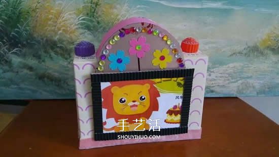 幼兒園手工作品圖片 廢物利用做的漂亮相機(jī) -  itrip.net.cn