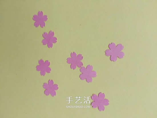 春天里的桃花賀卡做法 母親節(jié)送給最?lèi)?ài)的媽媽 -  itrip.net.cn