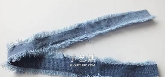 自制牛仔布手鏈的教程 牛仔布串珠手鏈做法 -  itrip.net.cn