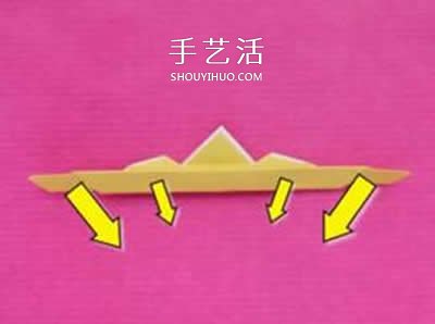 兒童手工折紙皇冠的教程 芭比公主皇冠的折法 -  itrip.net.cn